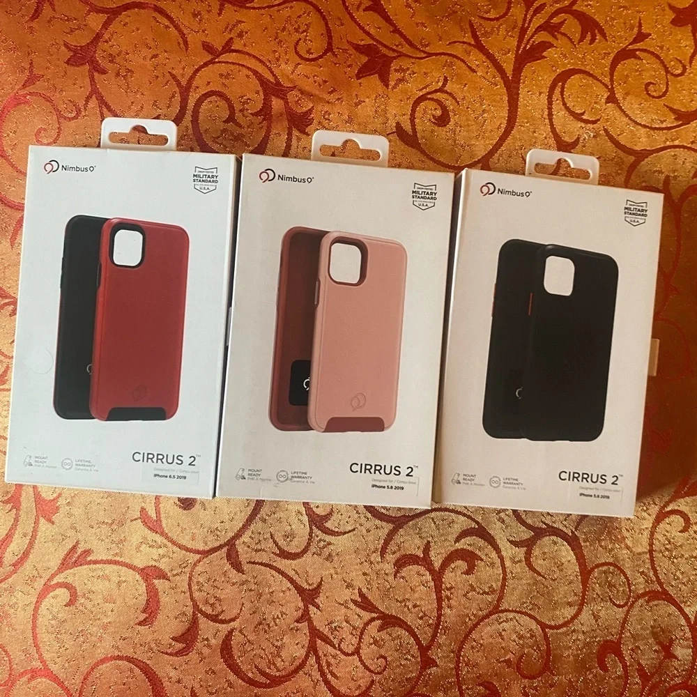 Cirrus 2 Phone Case - Red, Pink, Black